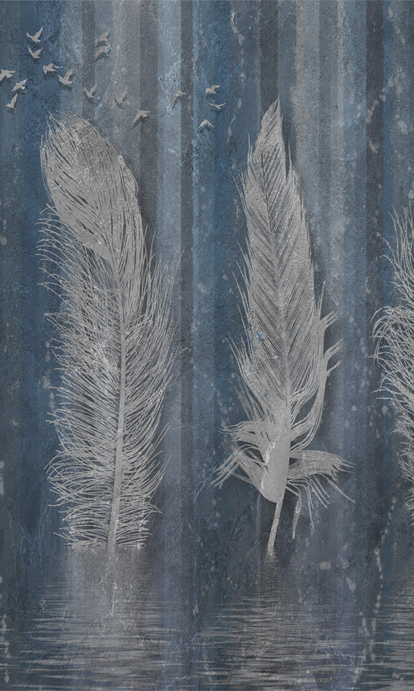 Blue Feather Dream M9939 Sample - Premium Quality Feather Decor for DIY Crafts, Home Decor, and Wedding Centerpieces | Perfect for Bohemian, Rustic, and Vintage Style Decorations