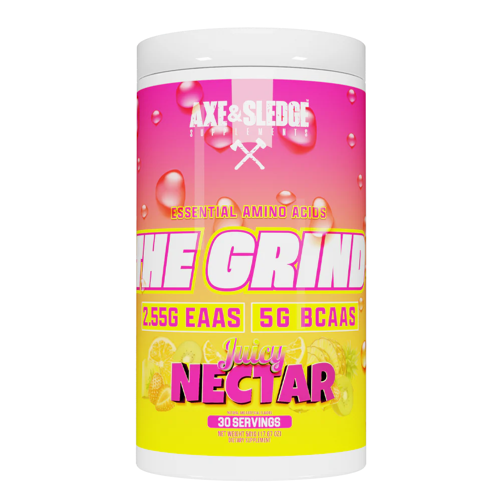 Axe & Sledge The Grind 501g Premium Pre-Workout Powder - Boost Energy & Focus for Intense Gym Training & Bodybuilding