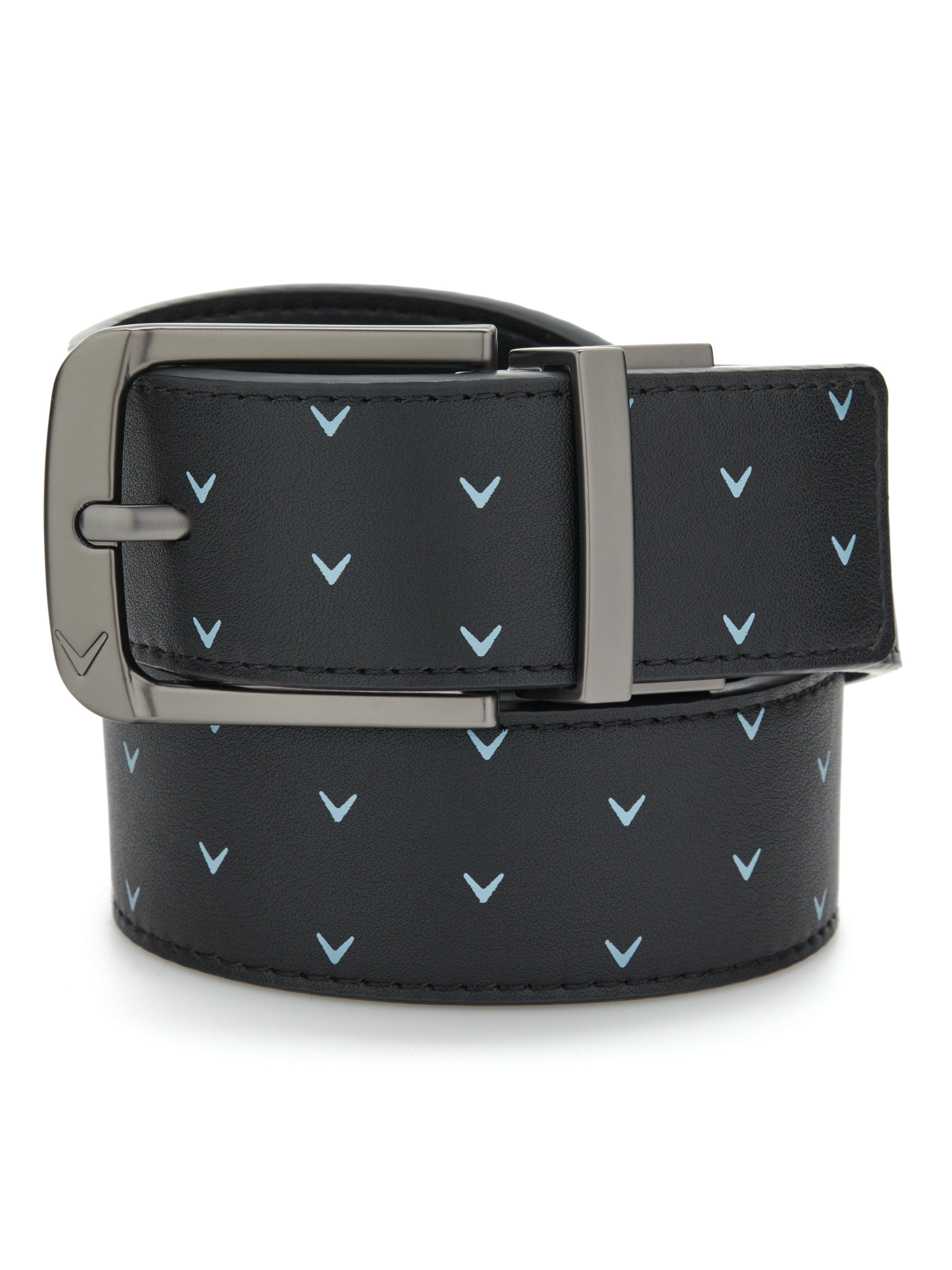Men's Stylish Chevron Print Golf Belt - Adjustable & Comfortable for Golfing, Casual Wear & Outdoor Activities