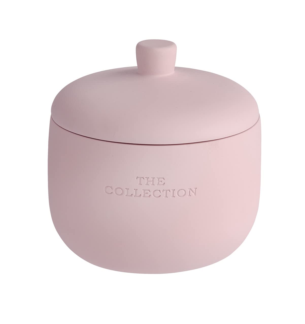 WENKO Universal Cosmetic Storage Box - The Collection Rose | Makeup Organizer, Cotton Swab Holder | 0.413L Capacity, Polyresin, 11x11x11cm | Perfect for Vanity, Bathroom & Travel Organization