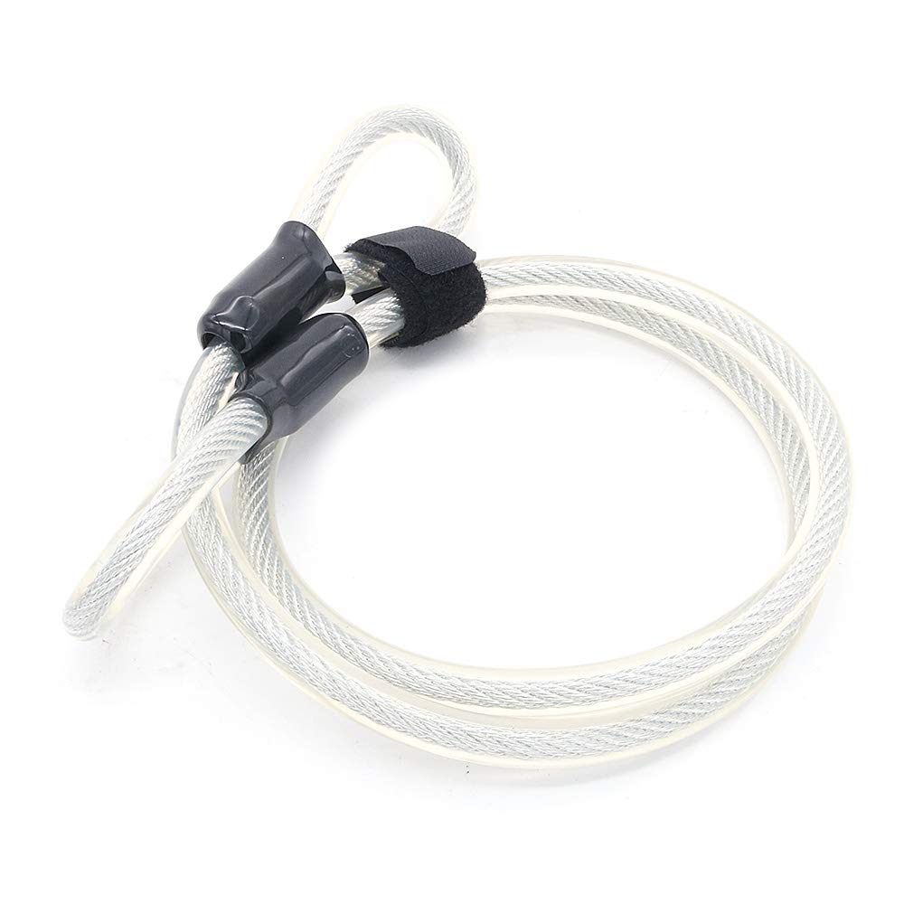 Heavy Duty Bike U Lock with 120mm Steel Cable - 10mm x1.2m Anti-Theft Bicycle Lock with Mounting Bracket for Road Bike, Mountain Bike, Electric Bike, Folding Bike & Scooter | Secure Parking, Commuting & Outdoor Adventures