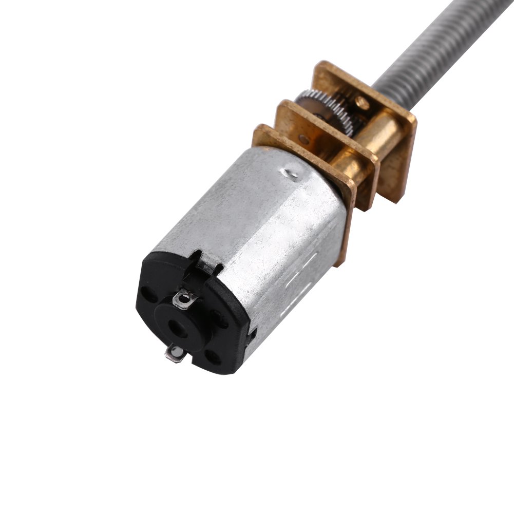 N20 Micro Gear Motor with Gearbox - M4 Output Shaft (3V-12V DC) for Robotics, DIY Projects, and Small Machinery Applications