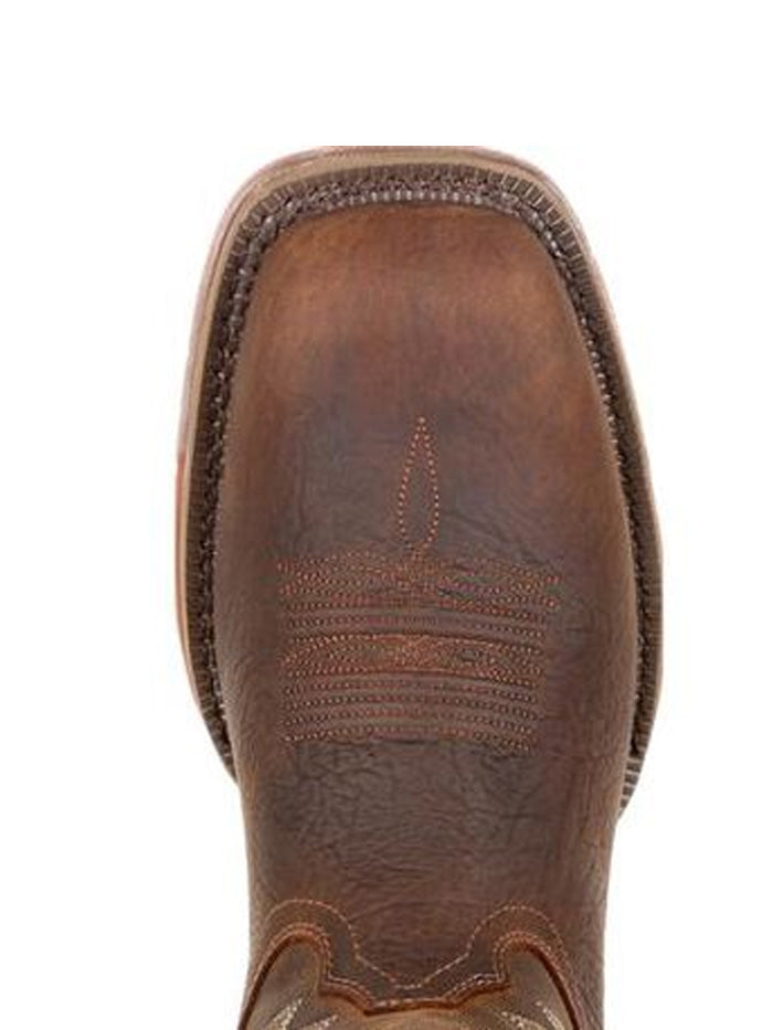 Rocky RKW0278 Men's Long Range Waterproof Work Boots - Distressed Brown - Durable Safety Boots for Construction, Hiking & Outdoor Work