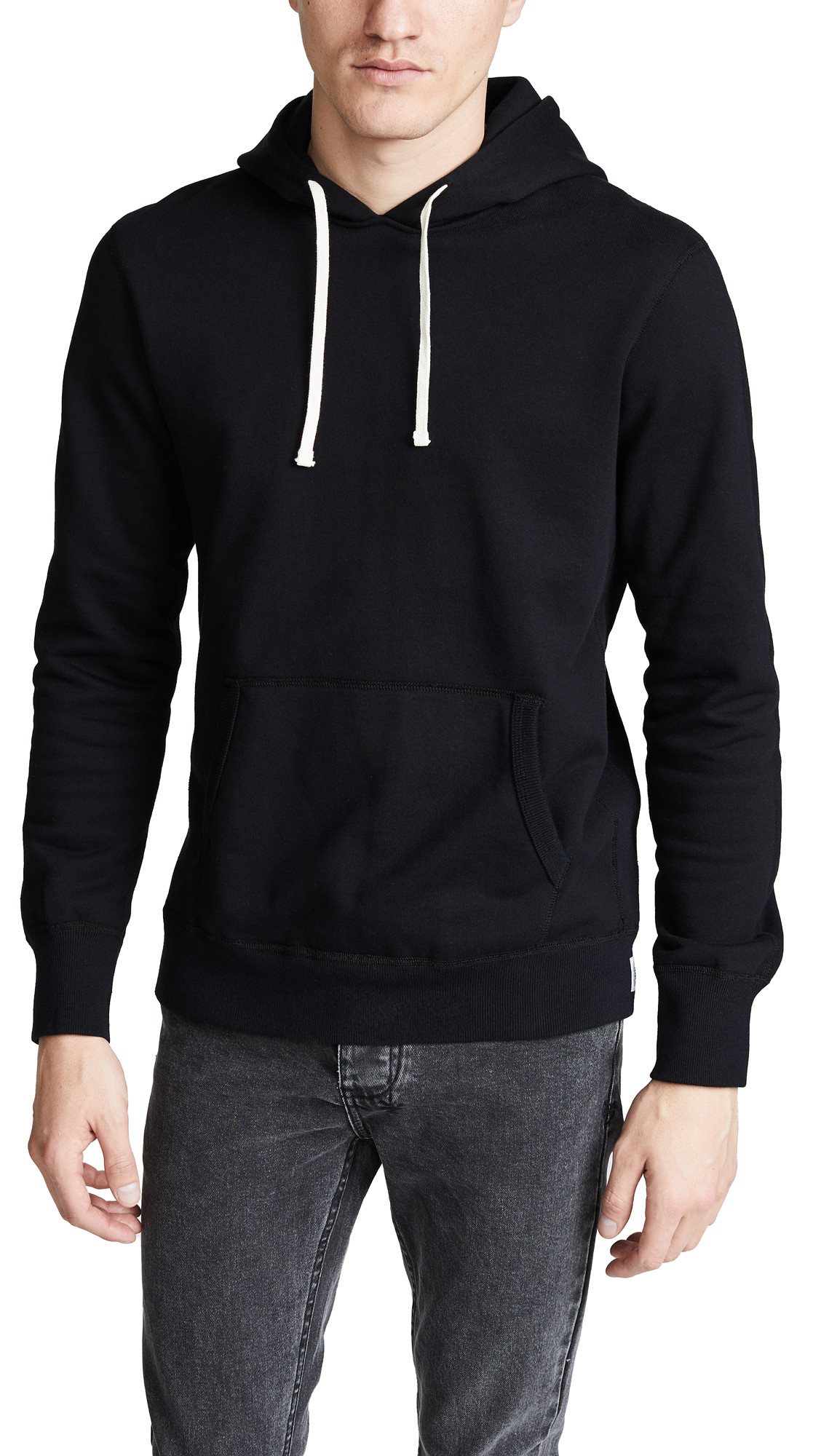 Reigning Champ Men's Mid Weight Terry Pullover Hoodie - Premium Cotton Sweatshirt for Casual Wear, Gym & Outdoor Activities