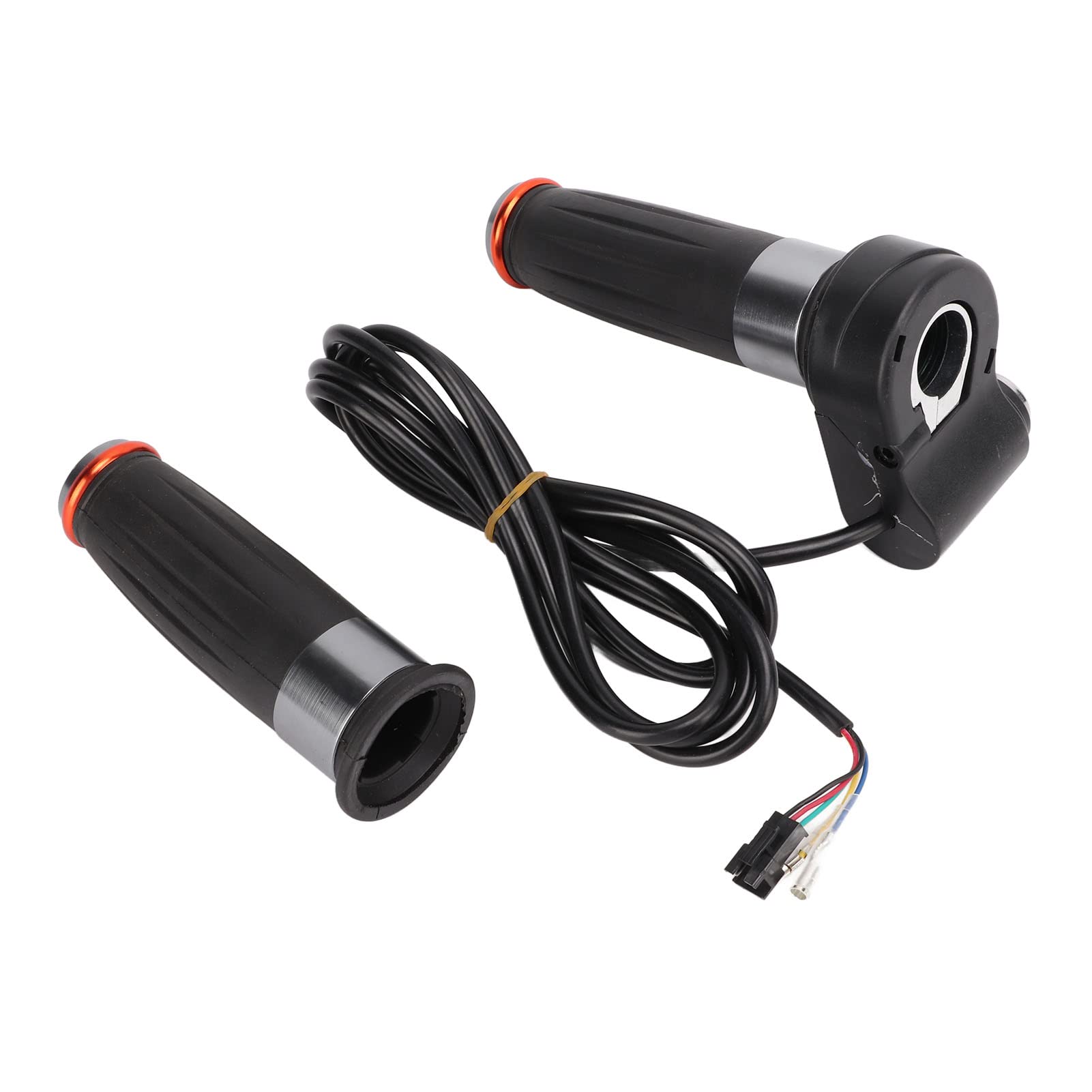 FOKH Throttle Grips for Electric Bikes & Scooters - 12V-99V Sensitive Plastic Anti-Impact Handlebar Grips (1 Pair) - Perfect for Commuting, Off-Roading & Urban Riding