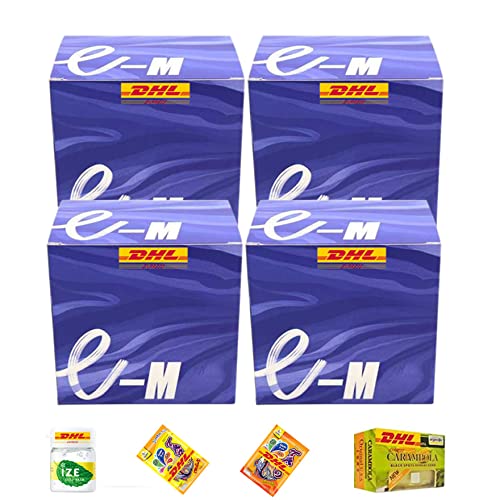 EM-ENERGY Drink For Men - 30 Sachets/Box (4 Pack) - Natural Energy Booster with Ginseng & B Vitamins - Fast DHL Shipping - Perfect for Workouts, Gaming & Late-Night Focus - Free Beauty Gifts Included