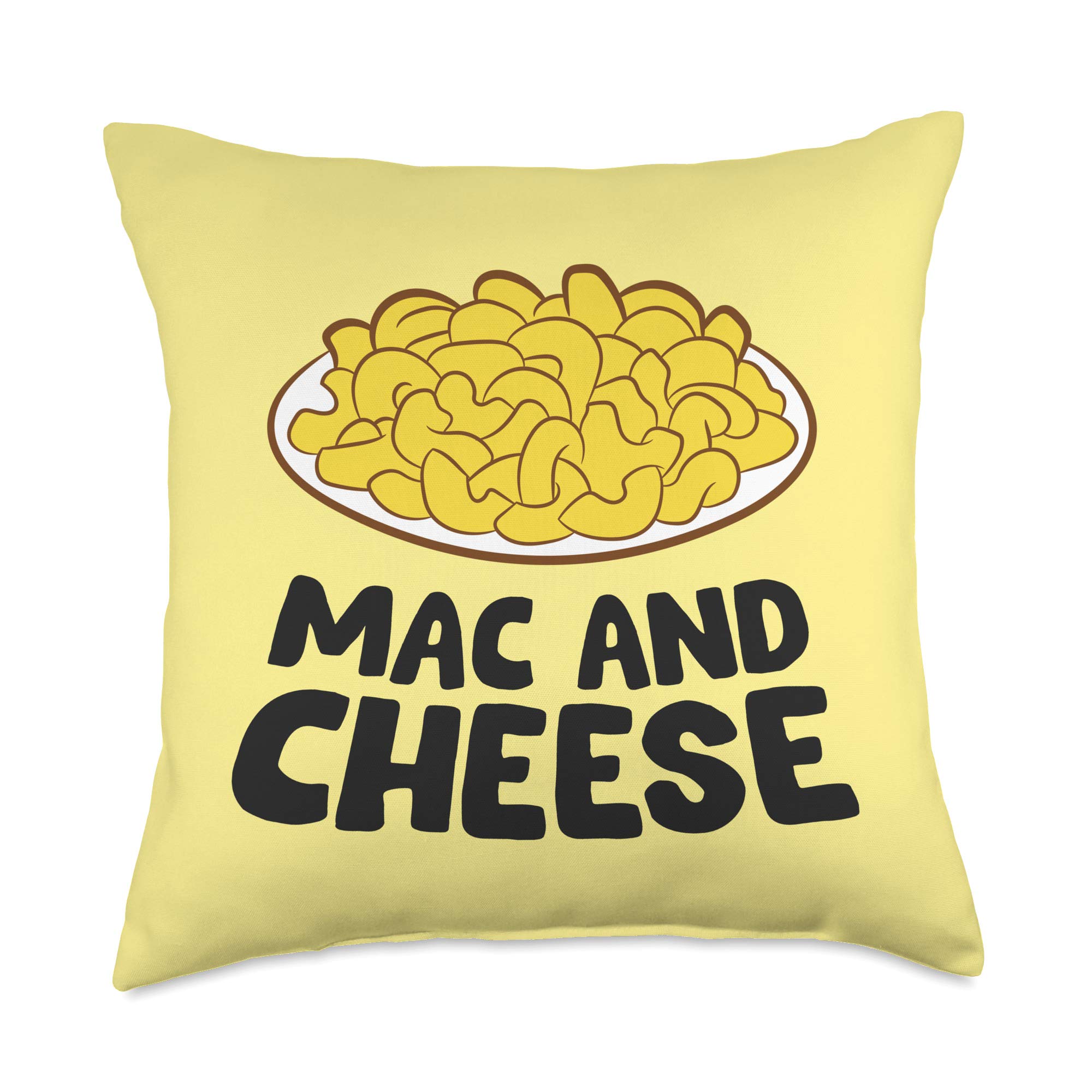 Mac and Cheese Lover's Macaroni Cheese Foot Mac N Cheese Throw Pillow - Perfect for Home Decor, Couch, Sofa & Bedroom Accessories