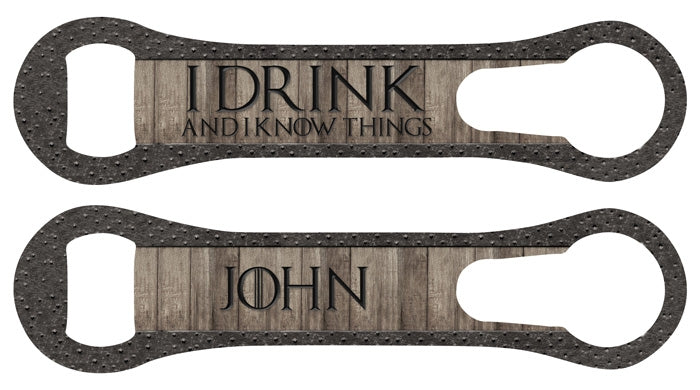 V Rod® Bottle Opener - Personalized Name Engraved Bar Tool for Beer & Soda - Perfect for Home Bars, Parties, and Outdoor BBQs