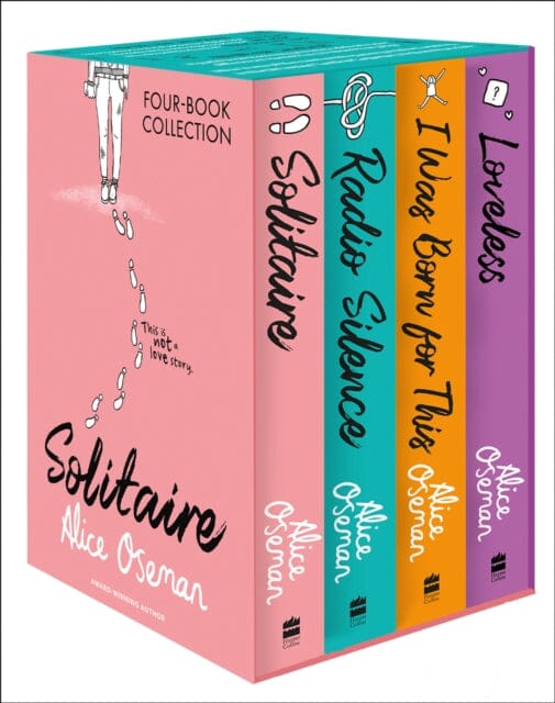 Alice Oseman 4-Book Collection Box Set (Solitaire, Radio Silence, I Was Born For This, Loveless) - YA Fiction Novels for Teens | Perfect for Gifts, Book Clubs & Young Adult Readers