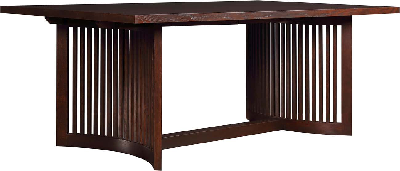 Park Slope Trestle Dining Table - Solid Wood Farmhouse Table for Dining Room | Perfect for Family Gatherings & Dinner Parties