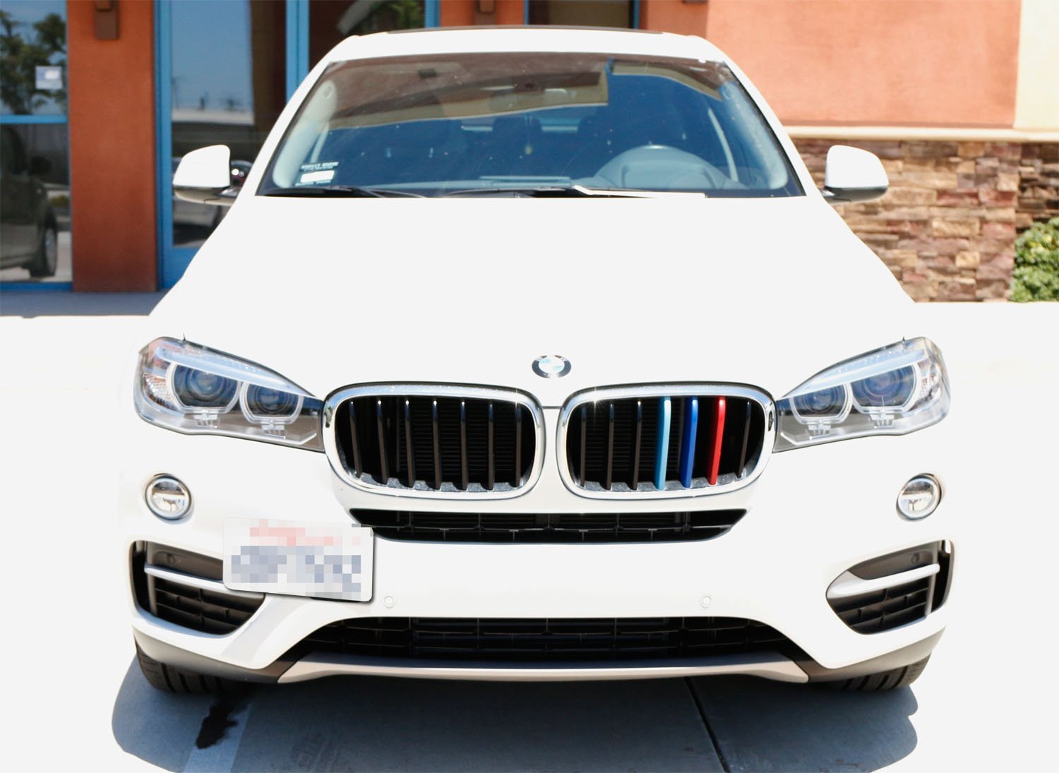 BMW X1 X3 X4 X5 X6 Front Bumper Tow Hook License Plate Bracket Mount Holder - Durable & Easy Installation for Off-Road & Street Legal Compliance