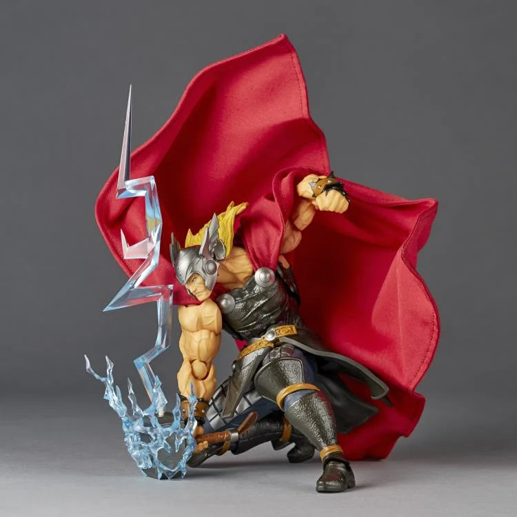 Amazing Yamaguchi Revoltech Action Figure - Thor NR018 - Highly Poseable Collectible for Marvel Fans & Display