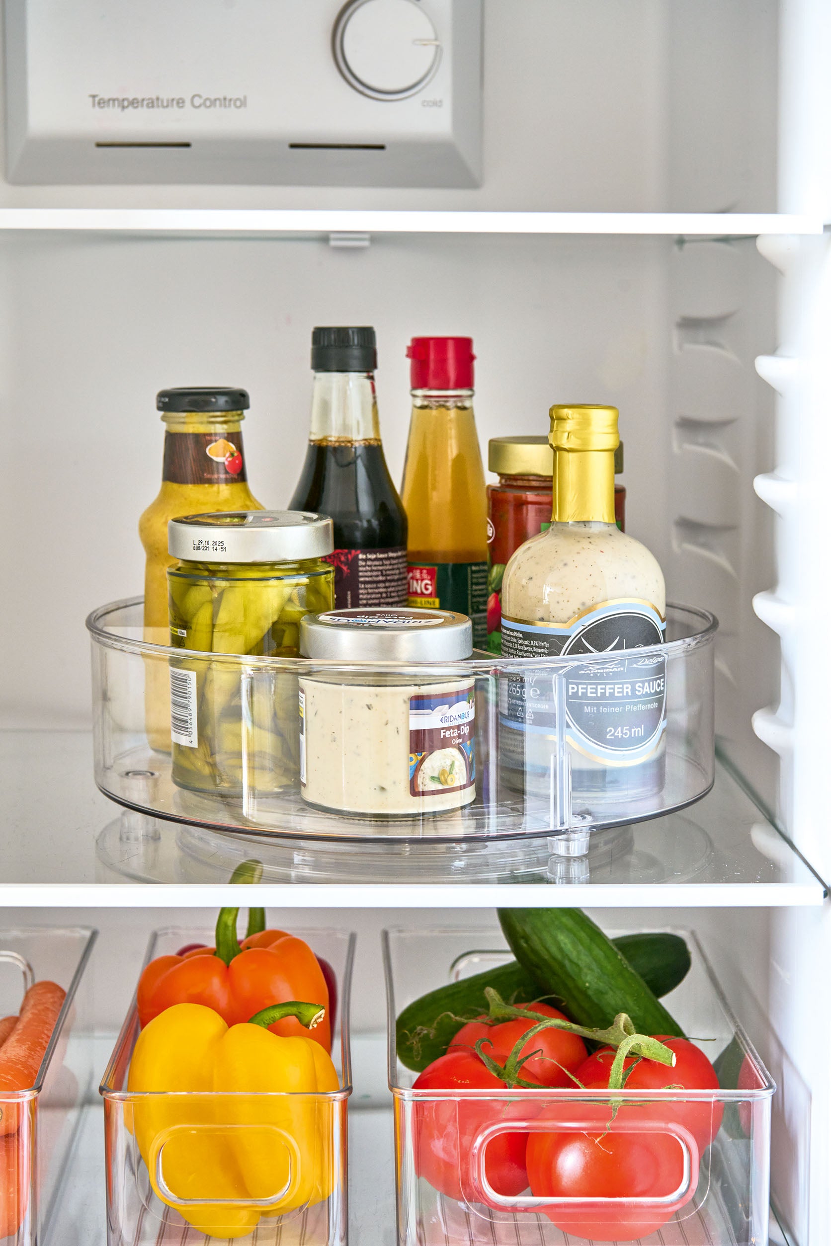 Best Fridge Organizers for Kitchen Storage - Space Saving Refrigerator Bins & Containers for Food Organization - Perfect for Home, Office, and Dorm Use