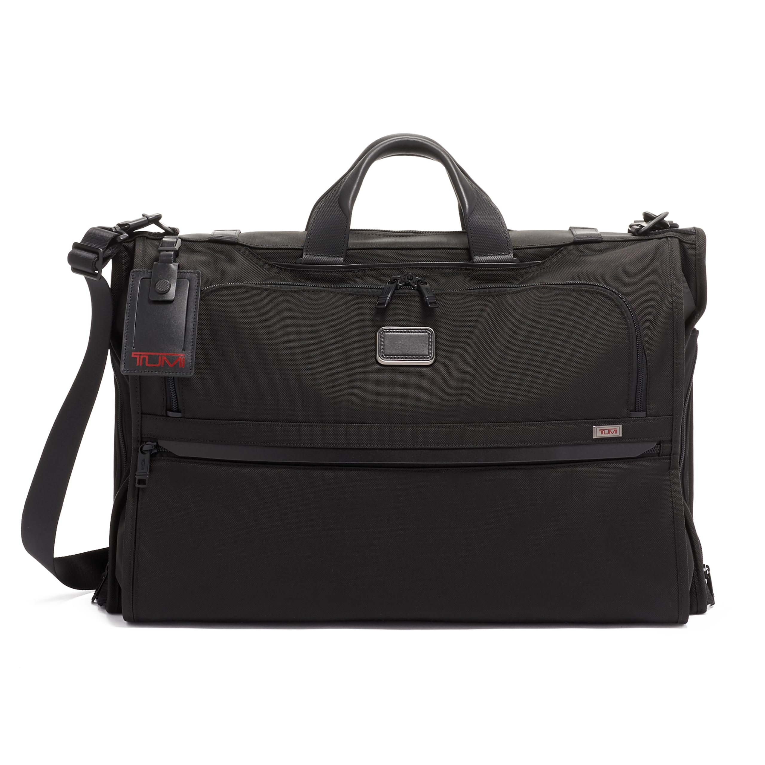 TUMI Alpha Tri-Fold Garment Bag for Travel - Carry-On Suit & Gown Carrier - Black TUMI Tracer Luggage - Perfect for Business Trips, Weddings & Formal Events