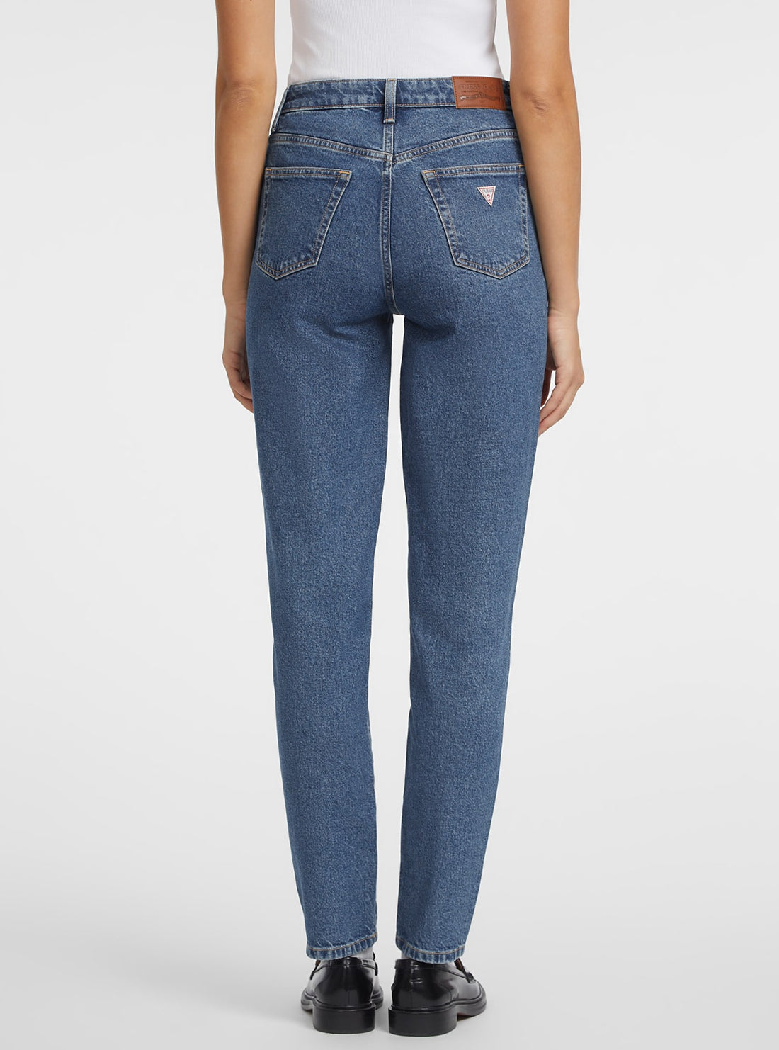 Guess G06 High Waist Mom Jeans for Women - Vintage Denim Stretch Skinny Jeans | Perfect for Casual Wear, Date Night & Everyday Outfits
