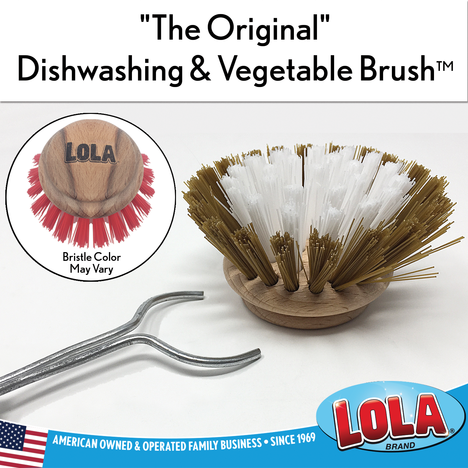 Eco-Friendly Birch Wood Dishwashing & Vegetable Brush Set - Natural Kitchen Cleaning Brush for Dishes, Fruits, Vegetables (Pack of 6) - Perfect for Home, Restaurant & Camping Use