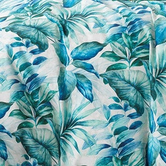 Premium Flinders Blue Quilt Cover Set by Bianca - Soft Cotton Bedding Set for Queen/King Size Beds - Perfect for Master Bedrooms, Guest Rooms & Cozy Home Decor