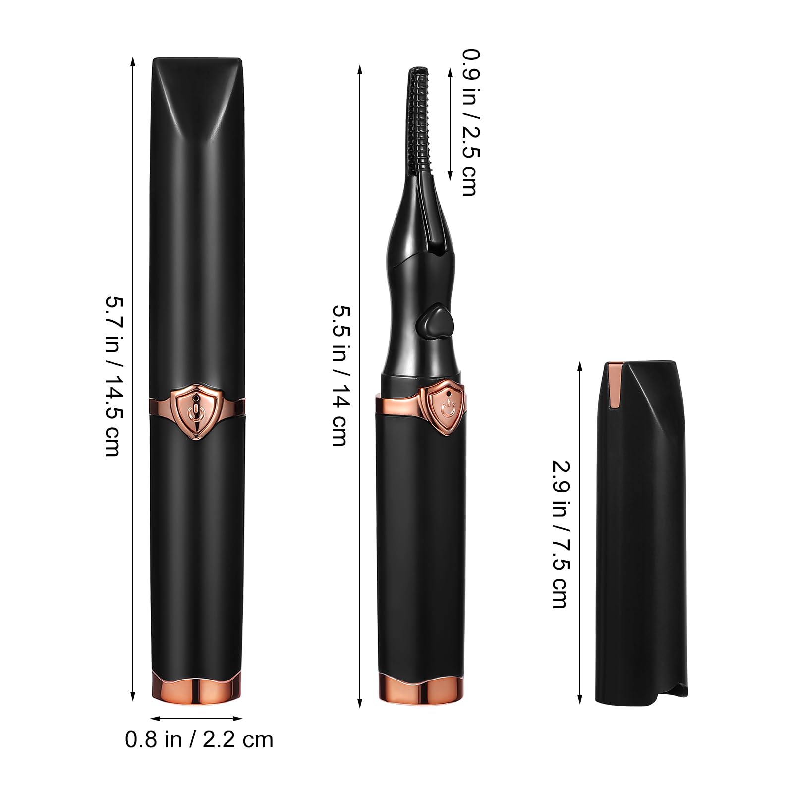 USB Heated Eyelash Curler - Mipcase Electric Lash Curler with Adjustable Temperature for Women | Perfect for Home, Travel & Professional Makeup Application