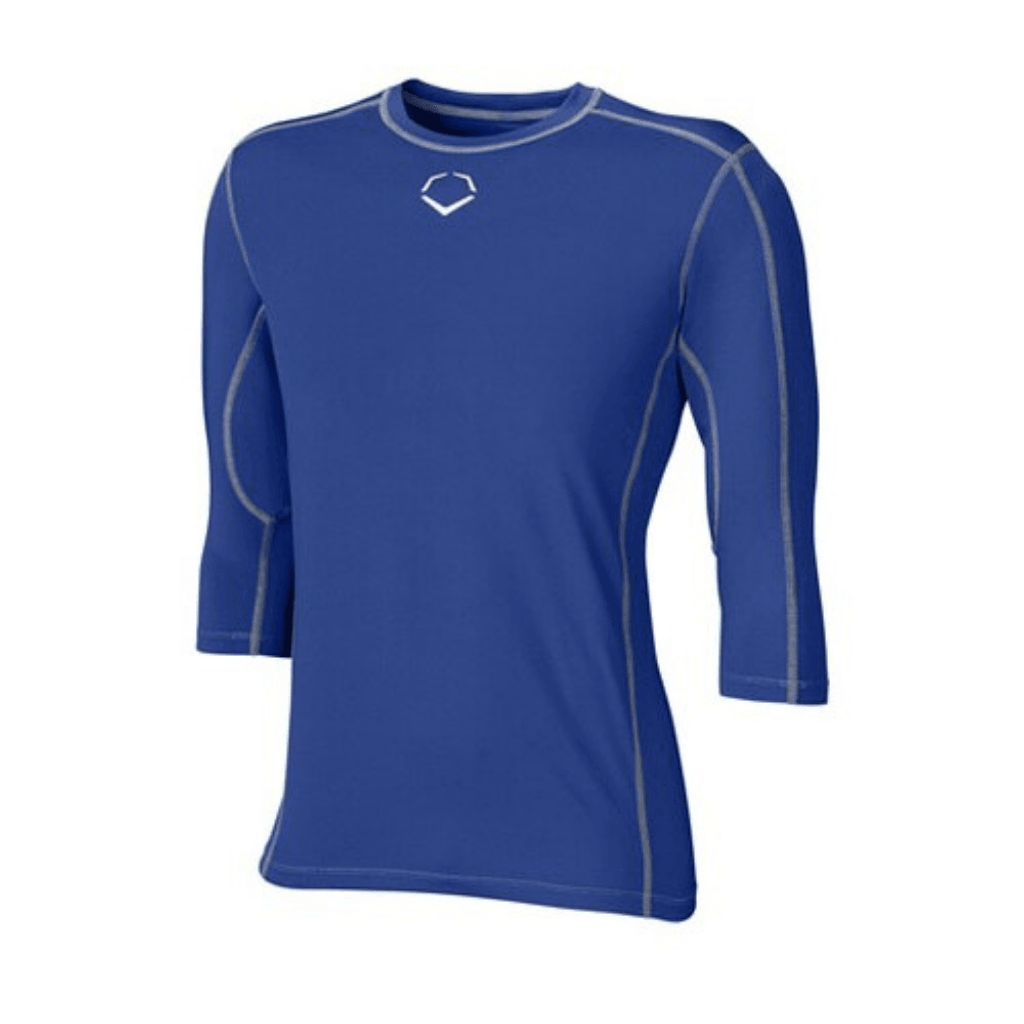 EvoShield Youth 3/4 Sleeve WTV Sleeve Shirt - Baseball & Softball Protective Gear for Kids