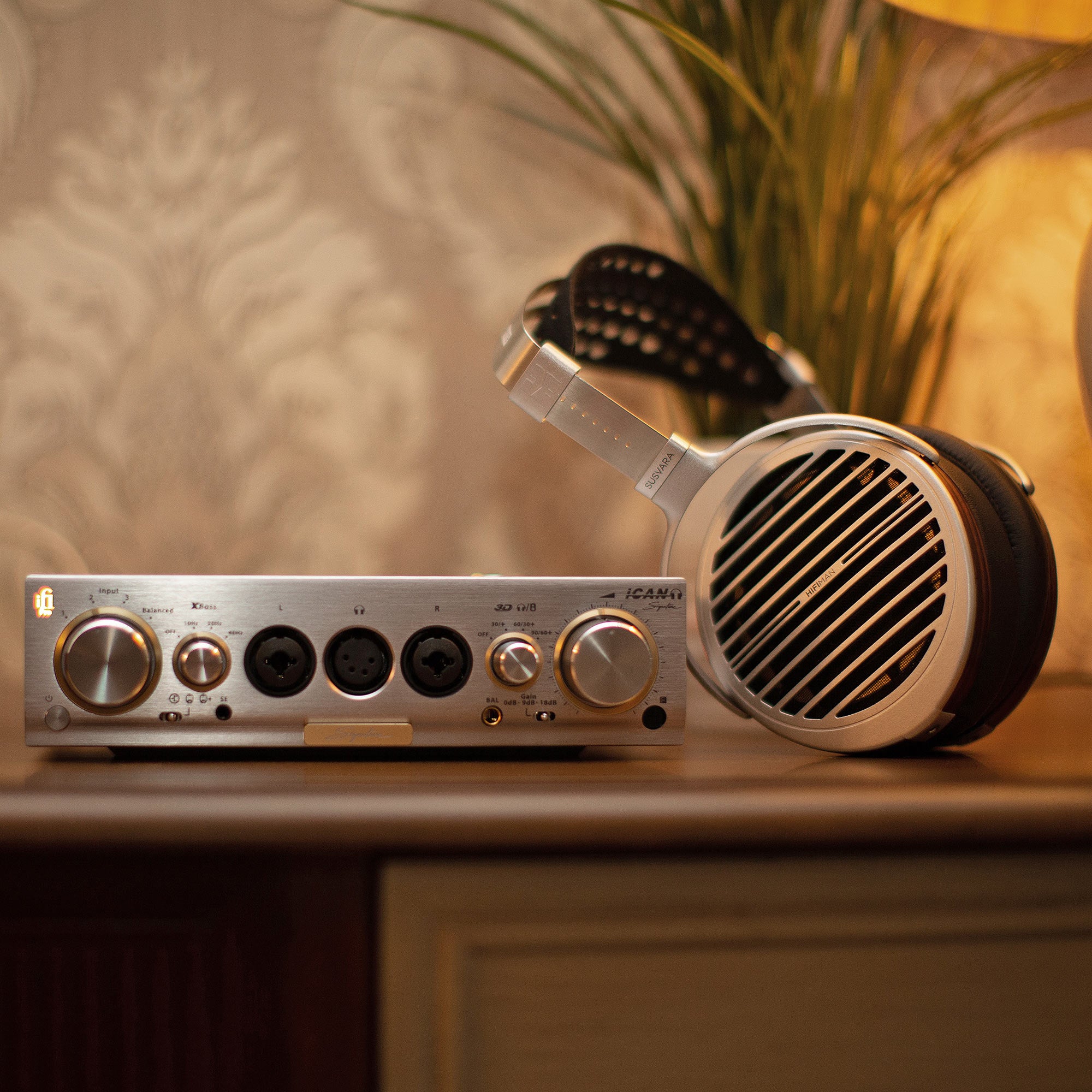 iFi Audio Pro iCAN Signature High-Fidelity Headphone Amplifier - Premium Sound for Audiophiles | Perfect for Home Studios, Gaming & Music Listening