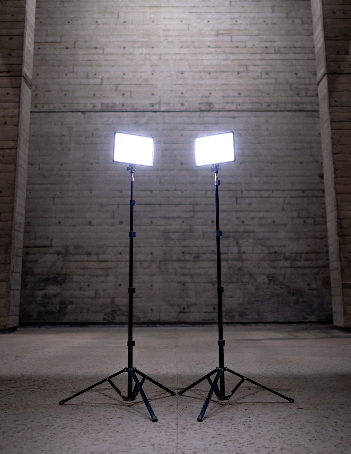 Lume Cube Studio Panel Lighting Kit - 2 Edge Lit LED Panel Lights with Adjustable Stands for Photography, Videography & YouTube Content Creation