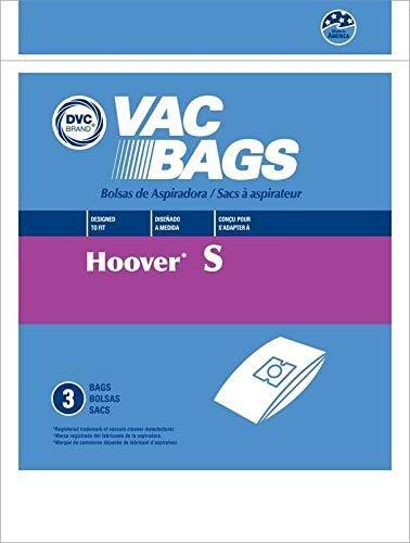 DVC Hoover Style S Vacuum Cleaner Bags - 36 Pack | Genuine OEM Replacement | Made in USA | Compatible with Hoover Upright Vacuums | Perfect for Home Cleaning & Pet Hair Removal