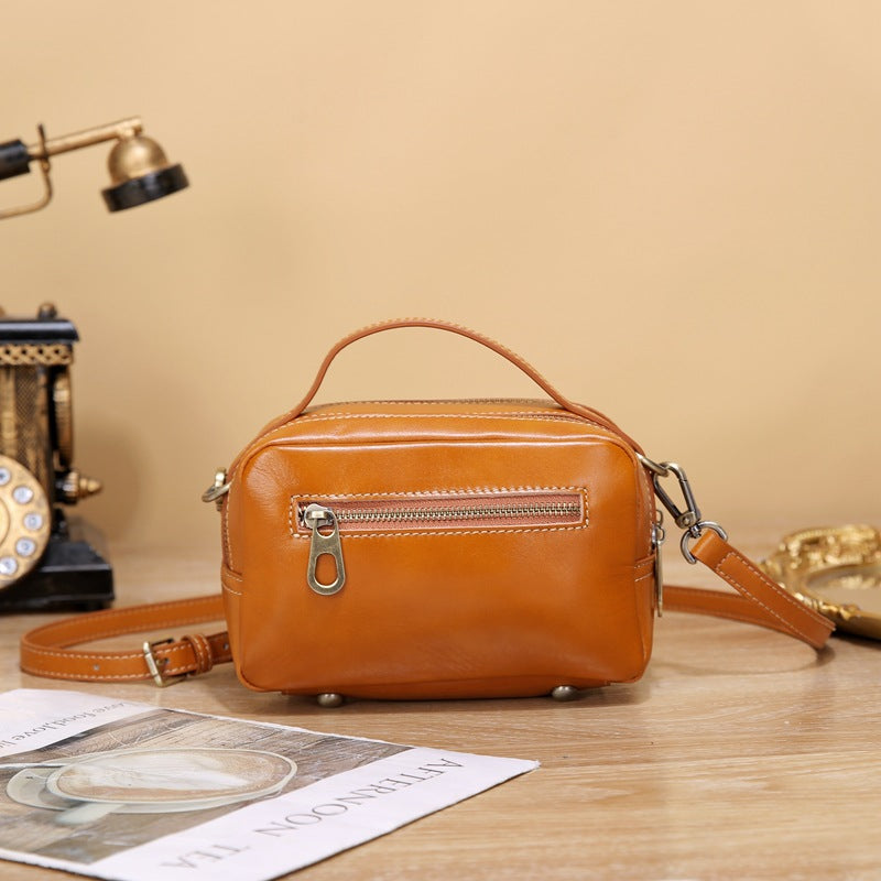 Compact Zip Crossbody Bag for Women - Lightweight & Waterproof Small Shoulder Purse - Perfect for Travel, Shopping, and Everyday Use
