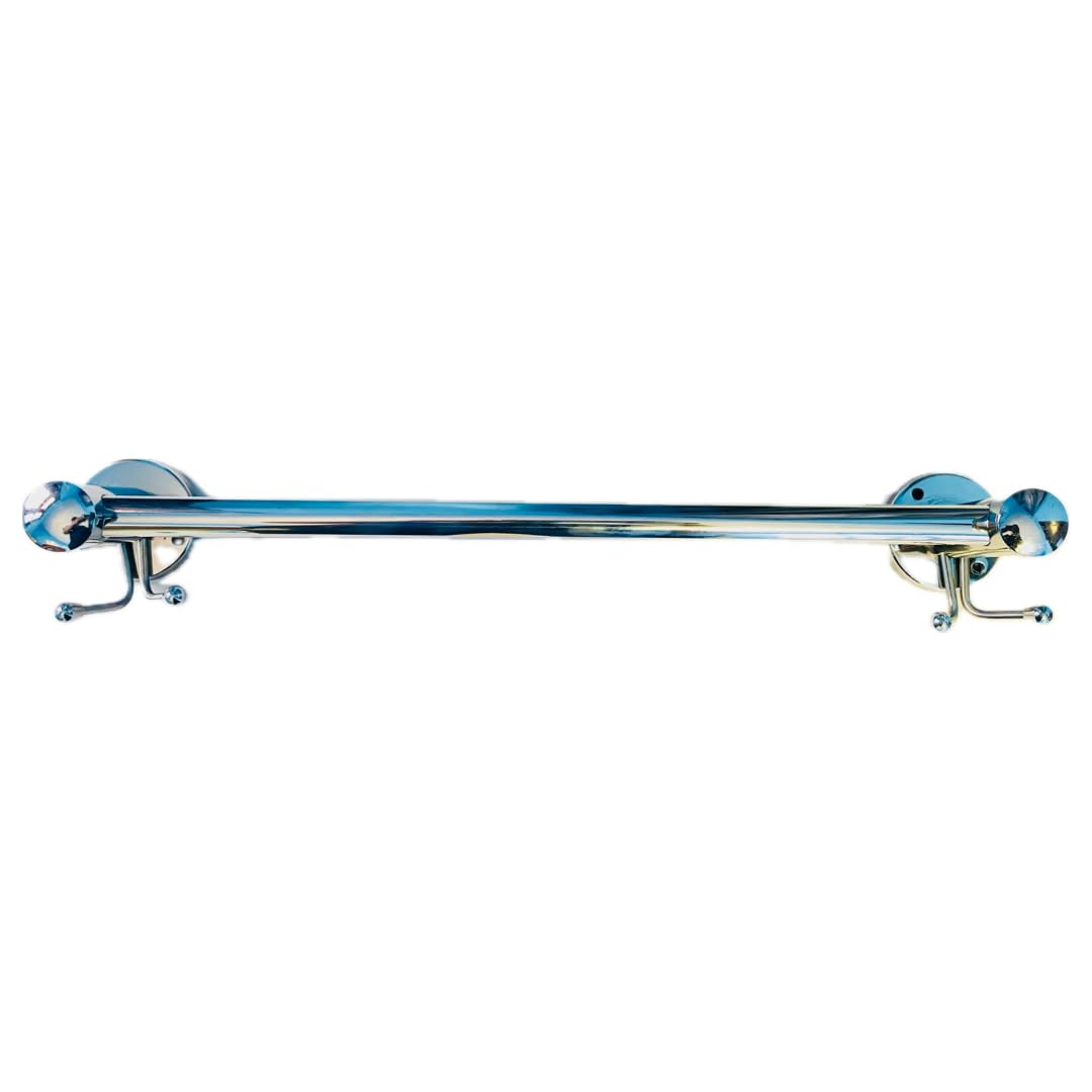 18 Inch Stainless Steel Towel Bar - Bathroom Towel Rack for Hand & Bath Towels, Durable & Rustproof (1 Pack) - Perfect for Bathrooms, Kitchens & Laundry Rooms