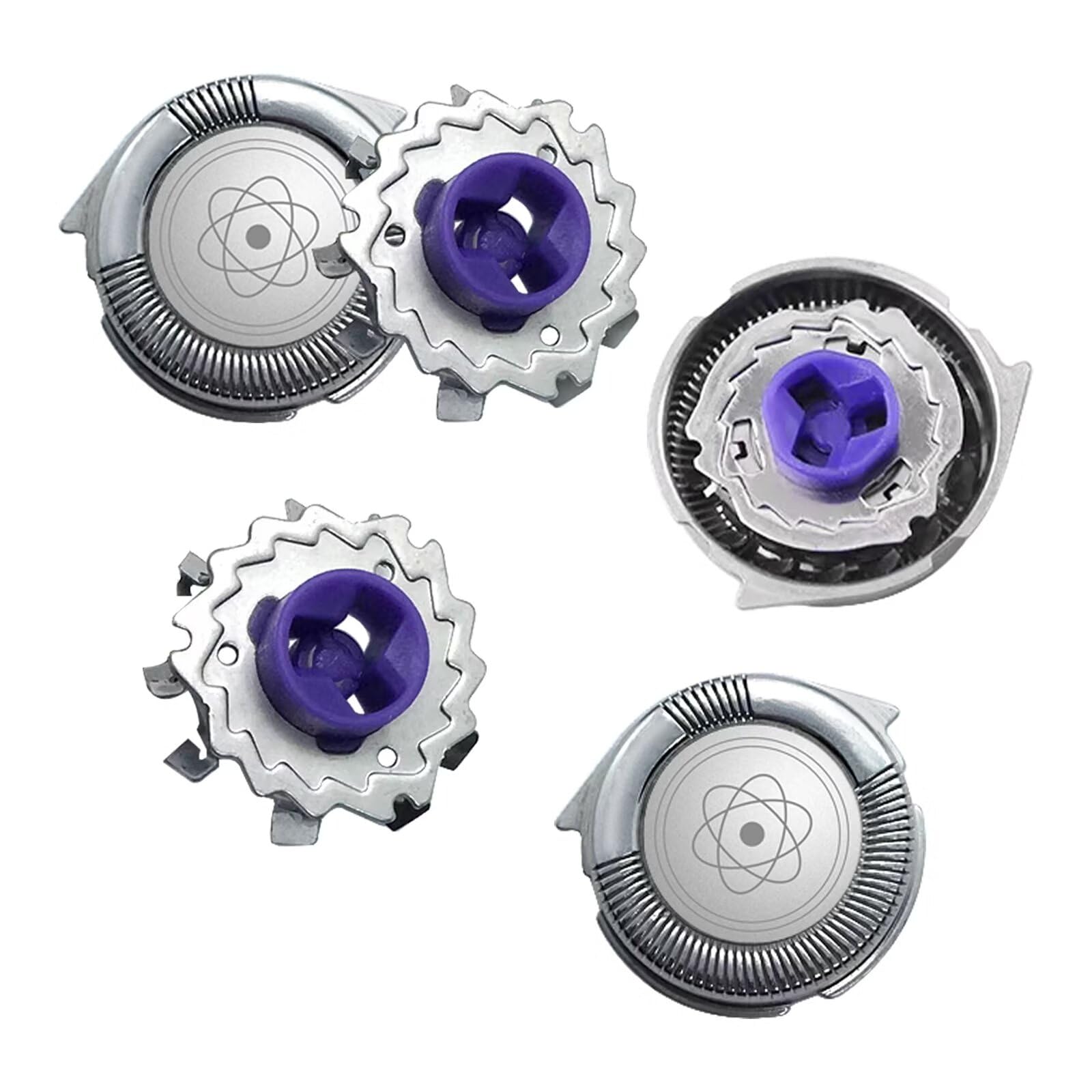 3 Pcs Replacement Shaver Heads for Philips Norelco AT814 AT815 AT830 AT875 AT880 AT890 - Compatible with Multiple Models - Perfect for Home & Travel Grooming