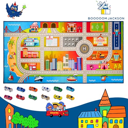Blue Rug-toy Set