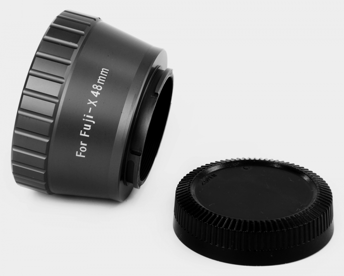 48mm T-Mount Adapter for Fuji FX Cameras - Black | Compatible with Fujifilm X Series for Macro & Telephoto Lenses