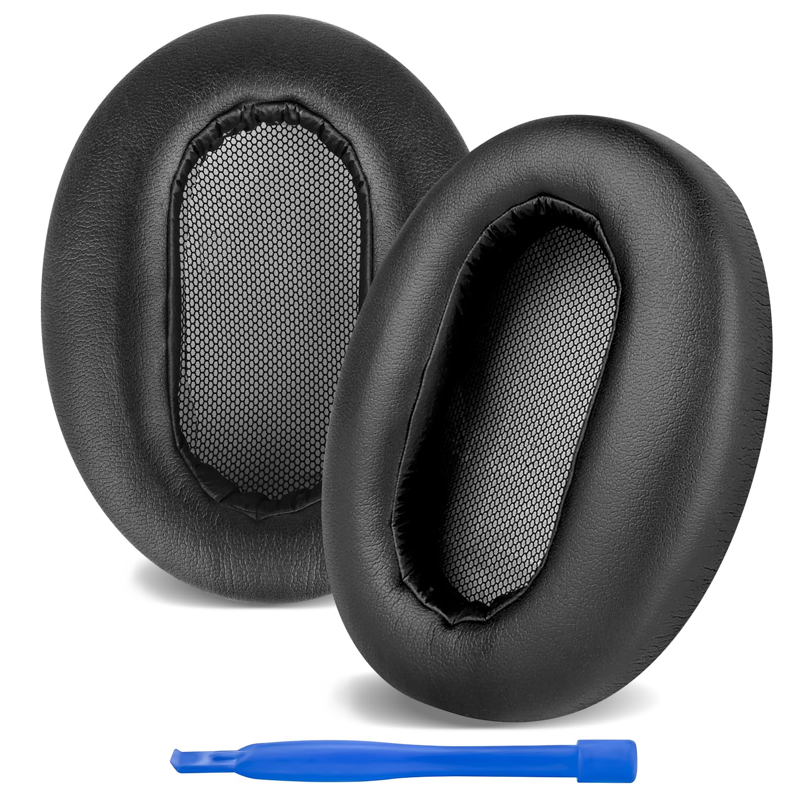 Sony MDR-1AM2 Replacement Ear Pads - Premium Protein Leather Headphone Cushions (Black) for MDR-1AM2/B - Comfortable Noise Isolation for Home, Office & Travel Use