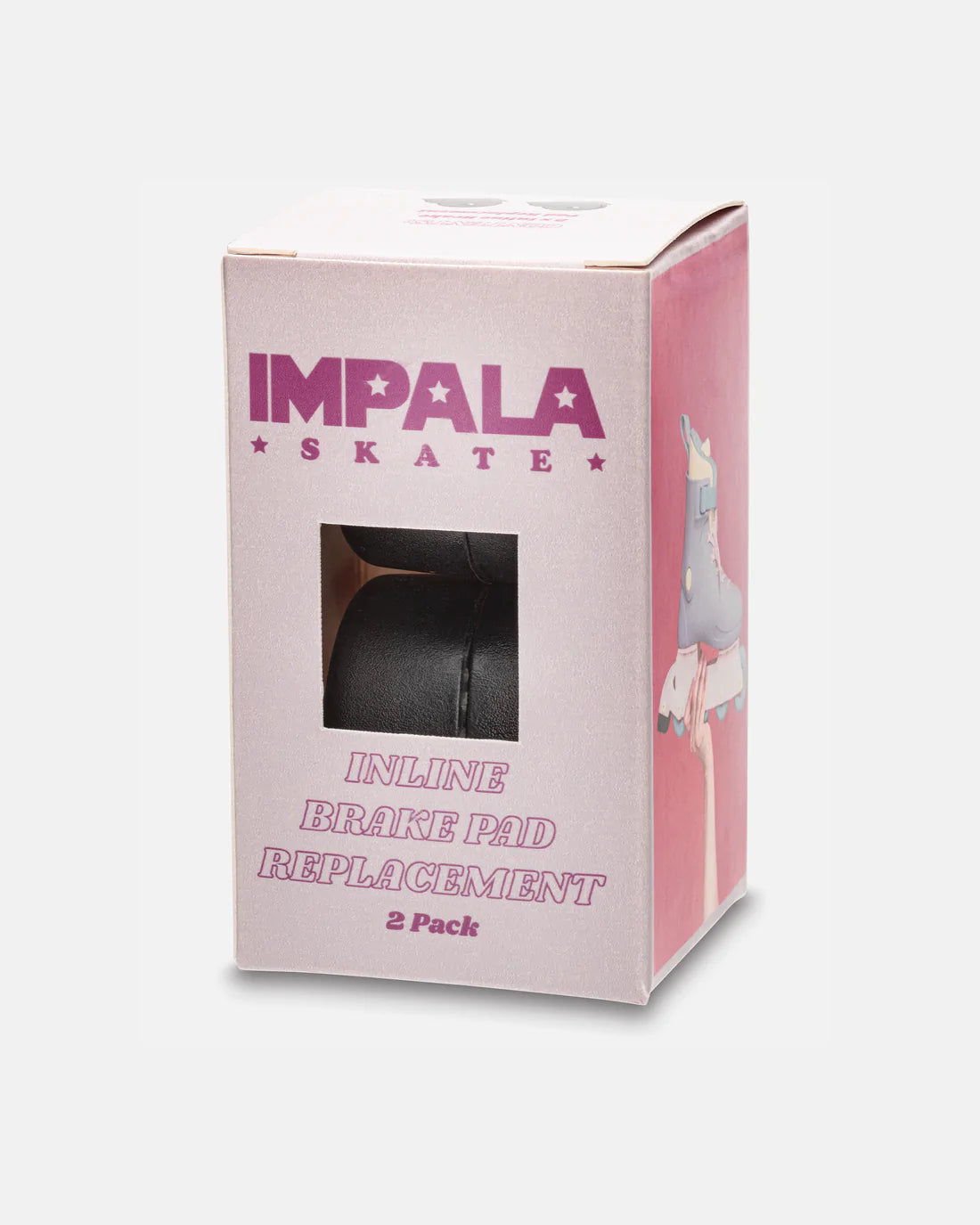 Impala Inline Skate Brake Pads (2 Pack) - Durable Replacement Heel Stoppers for Roller Skates - Perfect for Outdoor & Indoor Skating, Fitness & Recreational Use