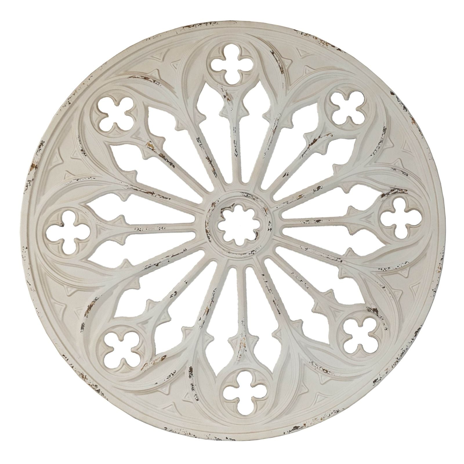 Stylish Circular White Wall Art Decor - Perfect for Living Room, Bedroom & Office Decorations