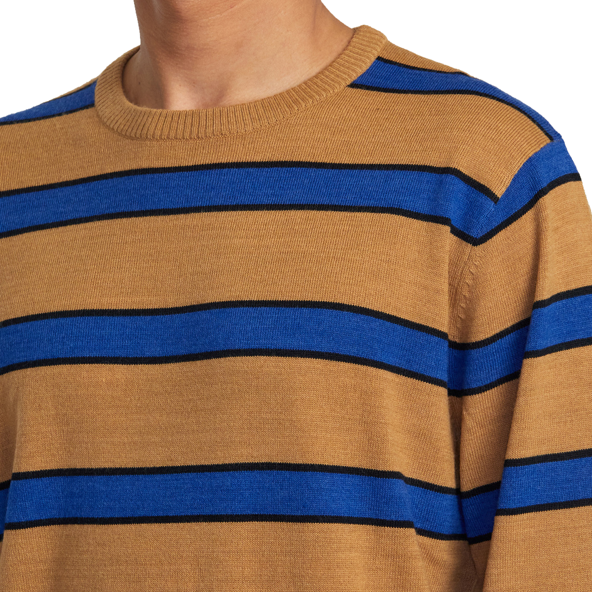 Alex Stripe Crew Neck T-Shirt for Men - Soft Cotton Casual Tee - Perfect for Everyday Wear, Gym & Street Style