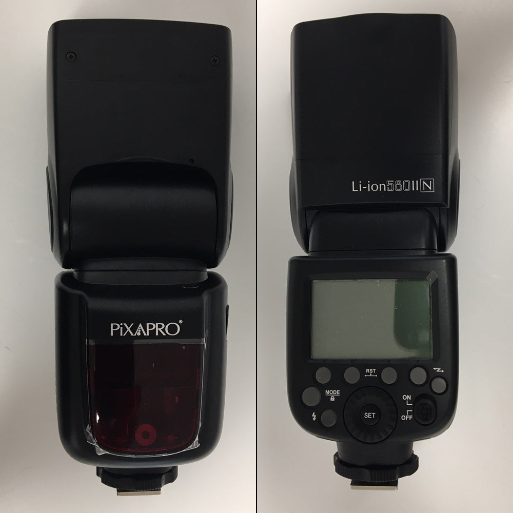 Li ION580II TTL Wireless Camera Speedlite Flash for Nikon DSLR - Perfect for Wedding Photography & Studio Lighting