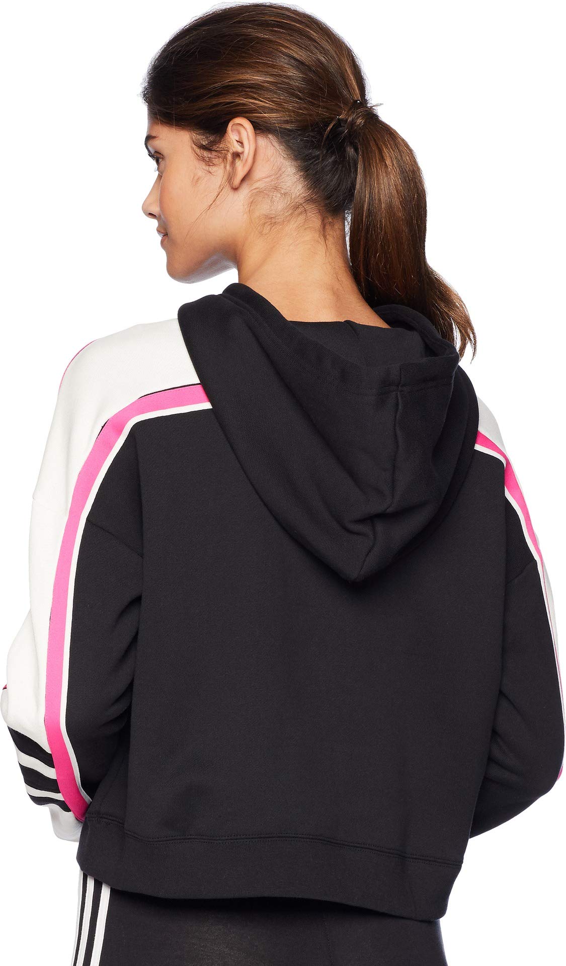 adidas Women's Racing AA-43 Cropped Hooded Sweatshirt | Athletic Casual Pullover for Running, Gym & Streetwear Fashion