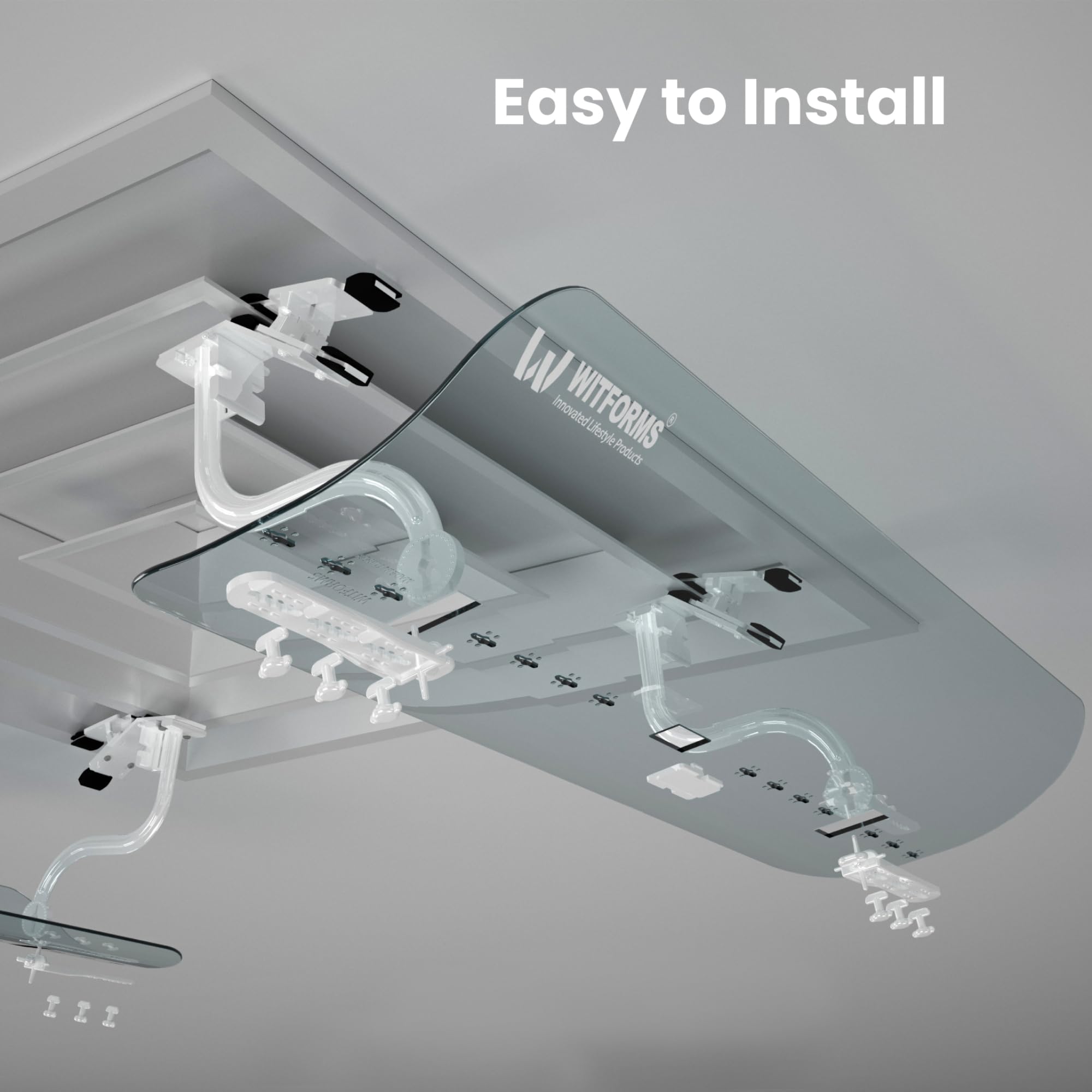 Adjustable AC Air Deflector for Square Outlets - Improve Cooling & Heating Efficiency for Central Air Conditioners | Perfect for Home, Office & Commercial Spaces