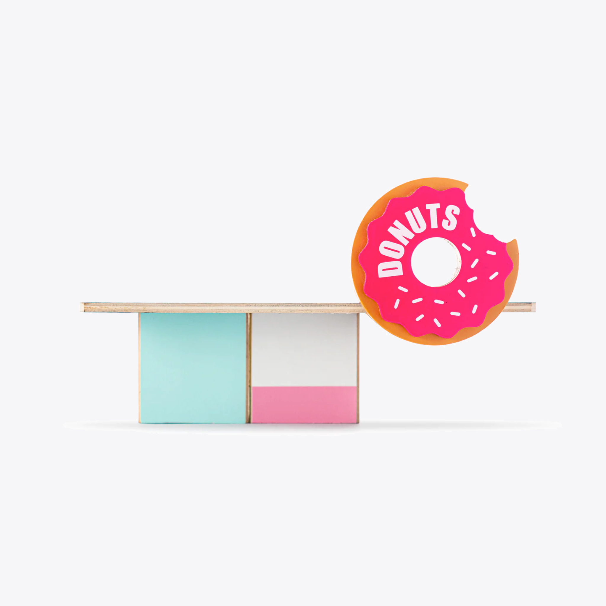 CLB Donut Food Shack Block Set - Fun Pretend Play Toy for Kids, Perfect for Imaginative Play & Learning | Great for Birthday Gifts & Classroom Activities