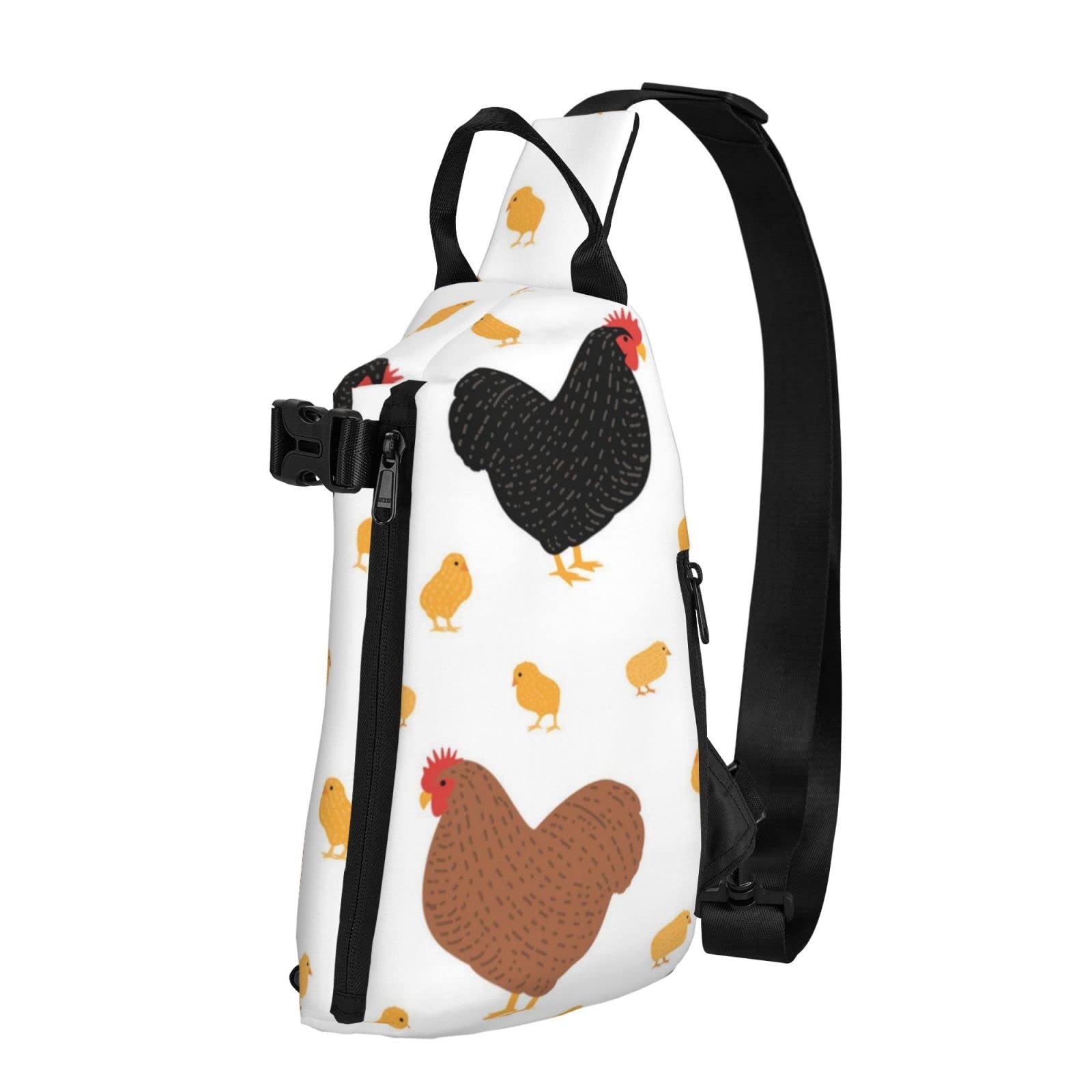 Men's Lightweight Anti-Theft Sling Bag - Crossbody Shoulder Chest Backpack for Travel, Gym & Daily Use | Fashionable Unbalanced Design for Boys & Teens | Perfect for Outdoor Activities, Commuting & Bird Watching