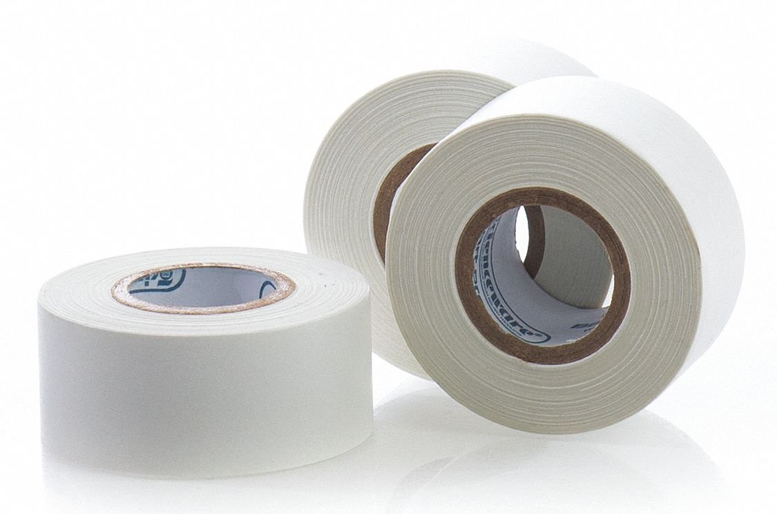 White Label Tape 1 Inch - 3 Pack | Durable Adhesive for Organizing, Shipping & Crafting