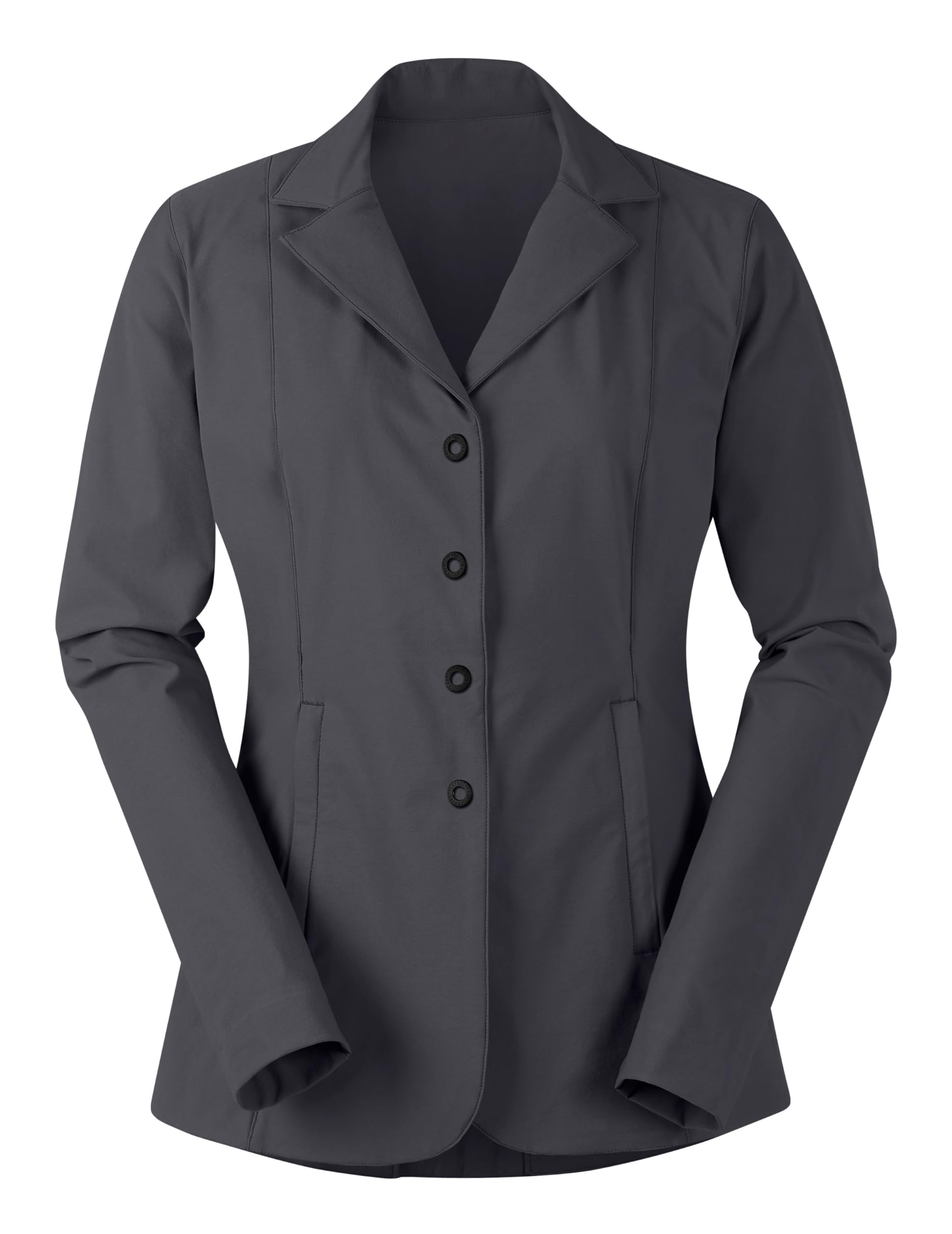 Kerrits Women's Equestrian Stretch Competitor Coat – Lightweight 4-Snap English Horse Show Jacket, Breathable Riding Coat for Women, Machine Washable – Perfect for Dressage, Show Jumping & Equestrian Competitions