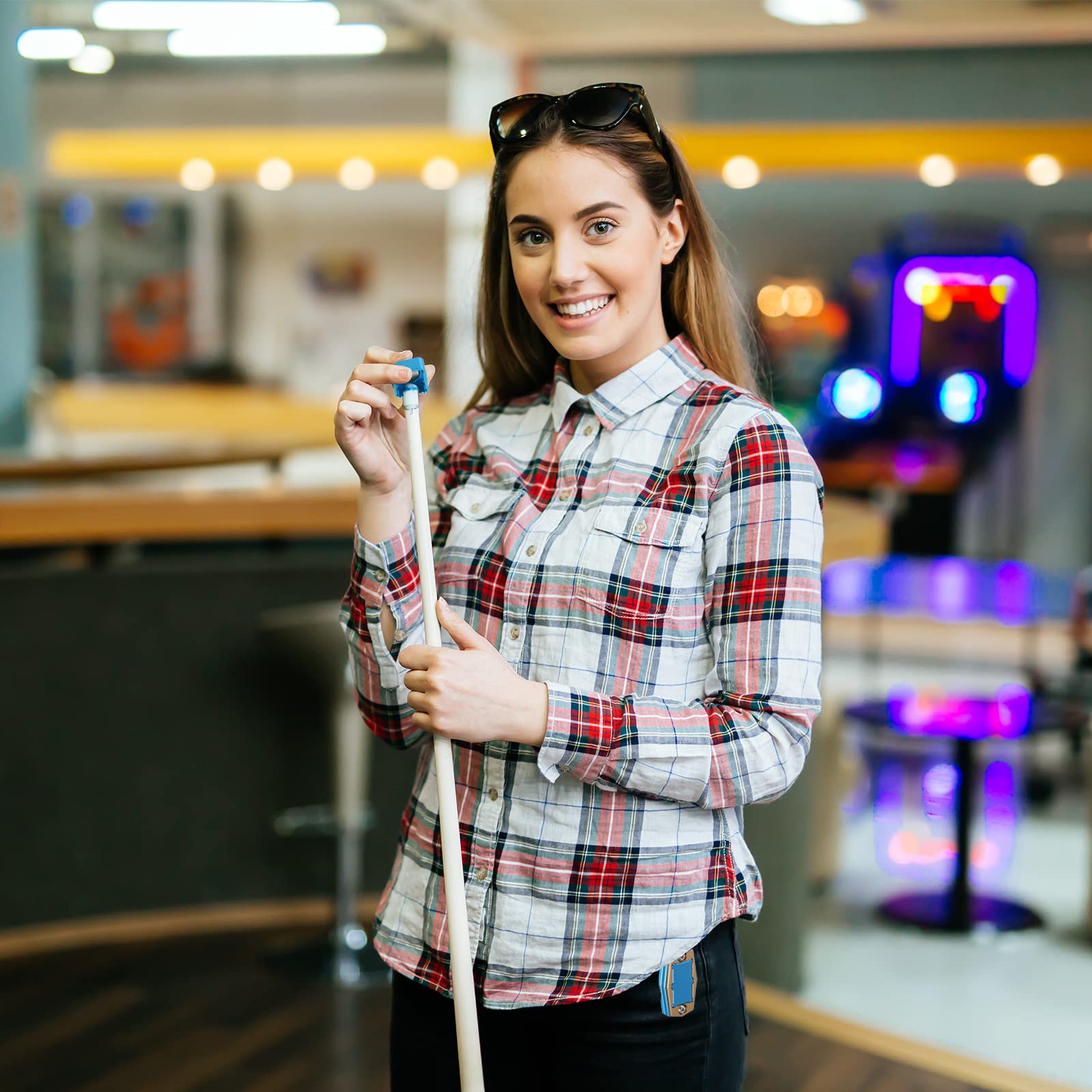 Premium PATIKIL Magnetic Billiard Chalk Holder - Durable Aluminum Alloy Pool Cue Chalk Case with Secure Belt Clip - Perfect for Snooker, Pool & Billiards Accessories - Ideal for Professional Players & Home Game Rooms