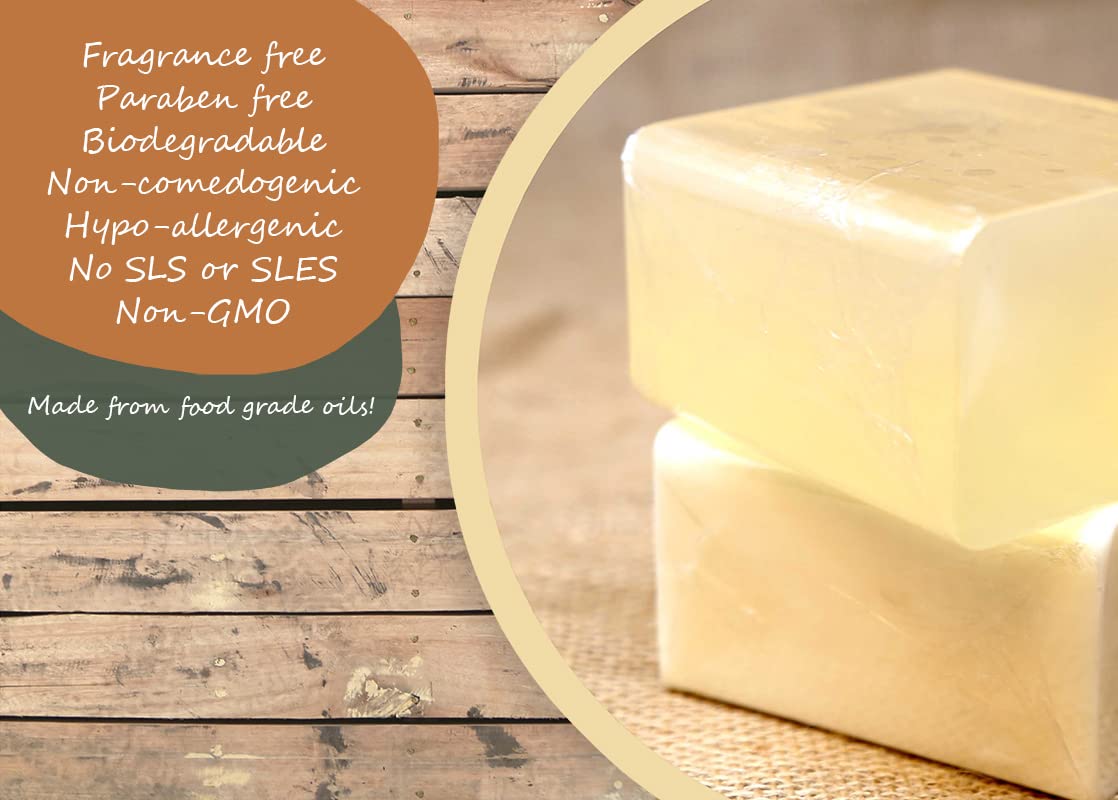 Saint Terra - Honey Melt & Pour Soap Base, 2 Pounds - Natural Glycerin Soap for DIY, Handmade Soap Making - Perfect for Crafters, Homemade Gifts & Spa Treatments