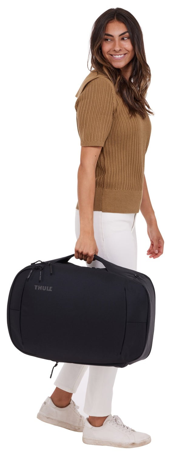 Thule Subterra 2 Convertible Carry On Bag 40L - Black | Durable Travel Backpack for Business & Leisure | Perfect for Airplane, Commuting & Weekend Getaways
