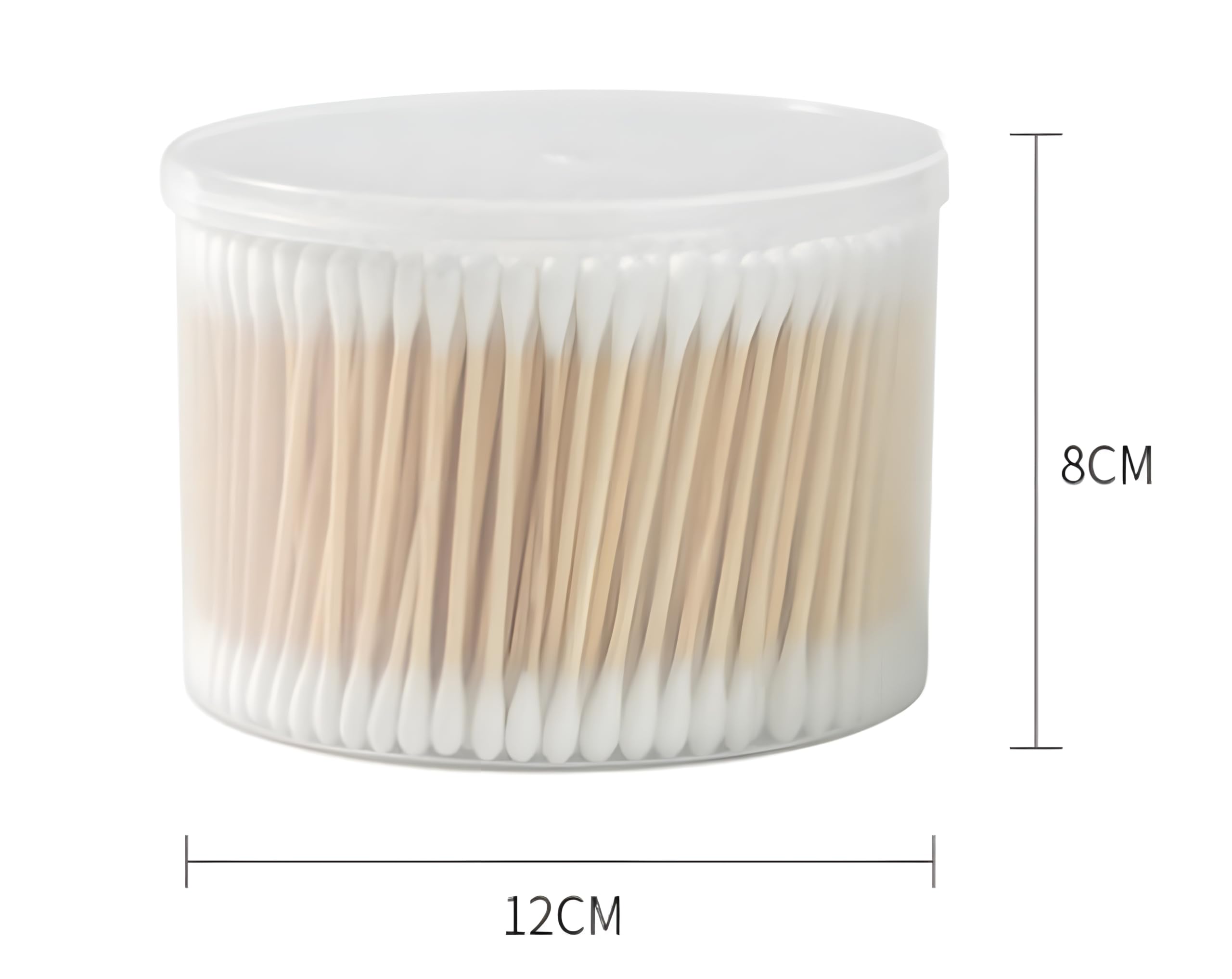 SIVIGE 500 Pcs Premium Cotton Swabs for Ear Cleaning | Gentle Ear Wax Removal Sticks | Safe for Home, Travel & Baby Care