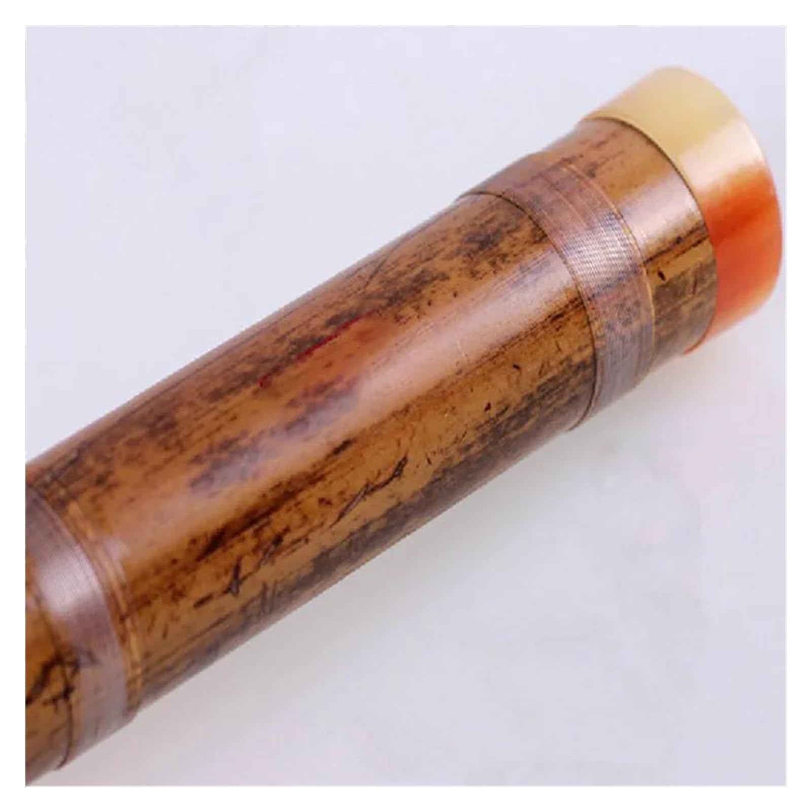 Handmade 8-Hole G Key Bamboo Flute - 55cm Short Vertical Flute for Beginners, Meditation & Traditional Music Performance