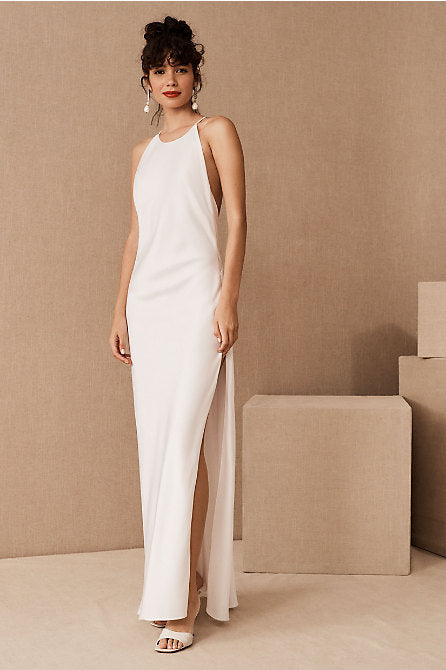 BHLDN Michael Lo Sordo Kora Hudson Gown - Elegant Wedding Dress for Brides, Evening Gowns & Special Occasions