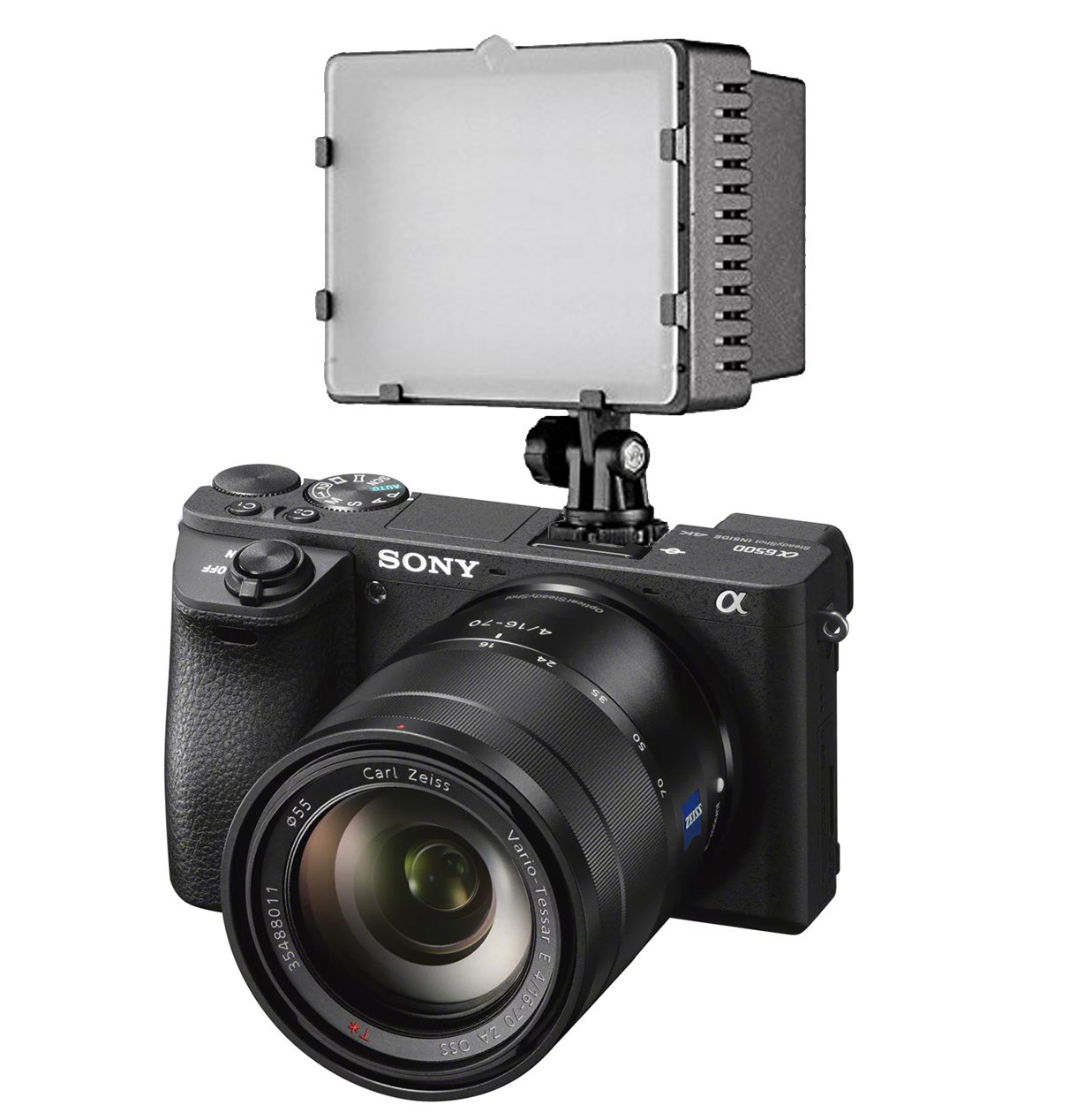 Canon EOS Rebel T3i DSLR Camera with 18-55mm Lens | Professional Dimmable LED Video Light for Photography & Videography | Perfect for YouTube, Vlogging, and Studio Shooting