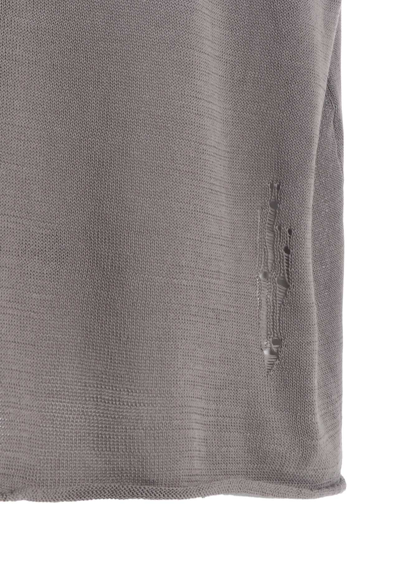 Compact Twist 10g Damaged Knitted Pullover - Lightweight & Stylish Women's Sweater for Casual Wear & Layering